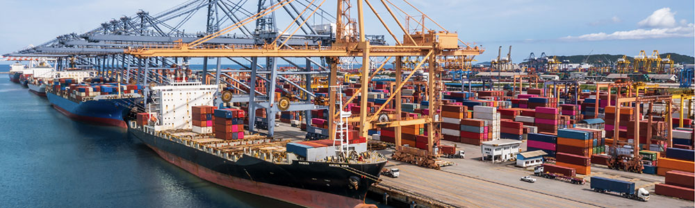 container-terminal-waterside-servicing-multiple-vessels